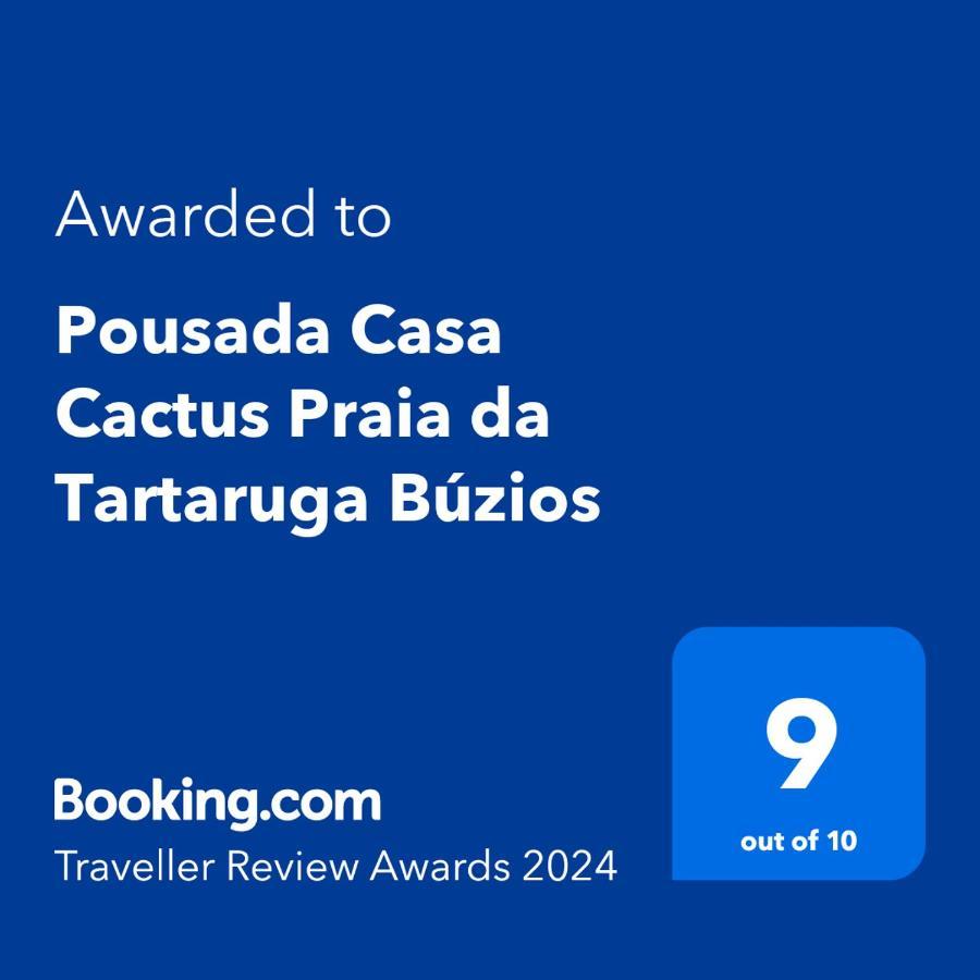 Pousada Casa Cactus Praia Da Tartaruga Buzios Exterior photo